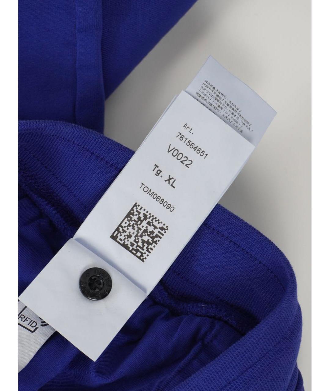 STONE ISLAND Синие хлопковые шорты, фото 7