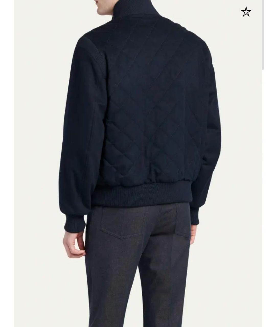 LORO PIANA Темно-синяя кашемировая куртка, фото 2