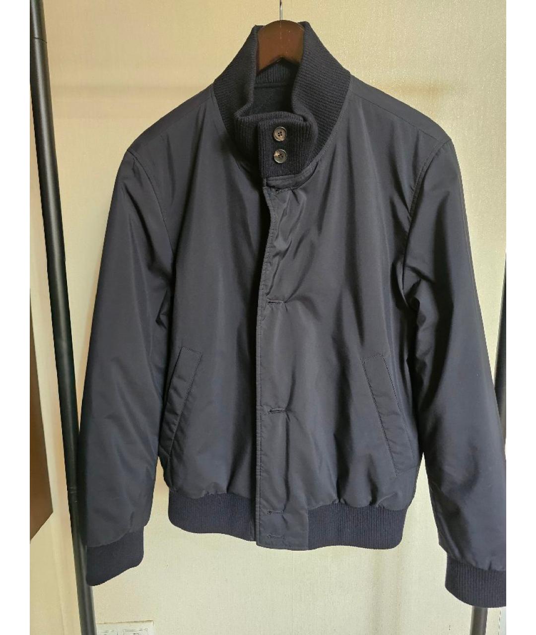 LORO PIANA Темно-синяя кашемировая куртка, фото 4