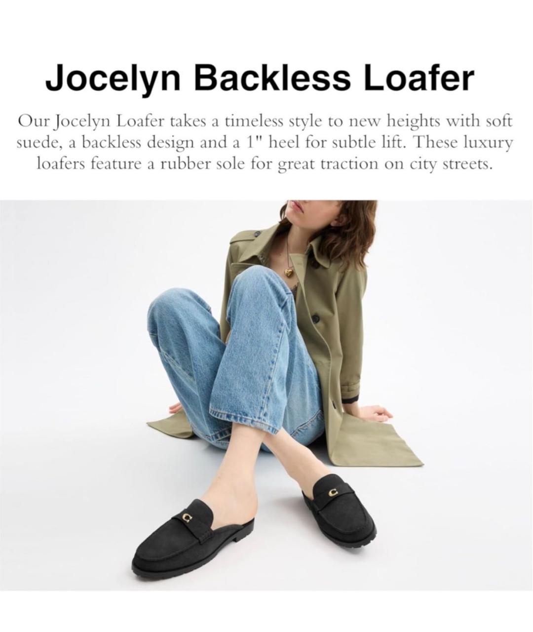 COACH Черные замшевые лоферы, фото 3