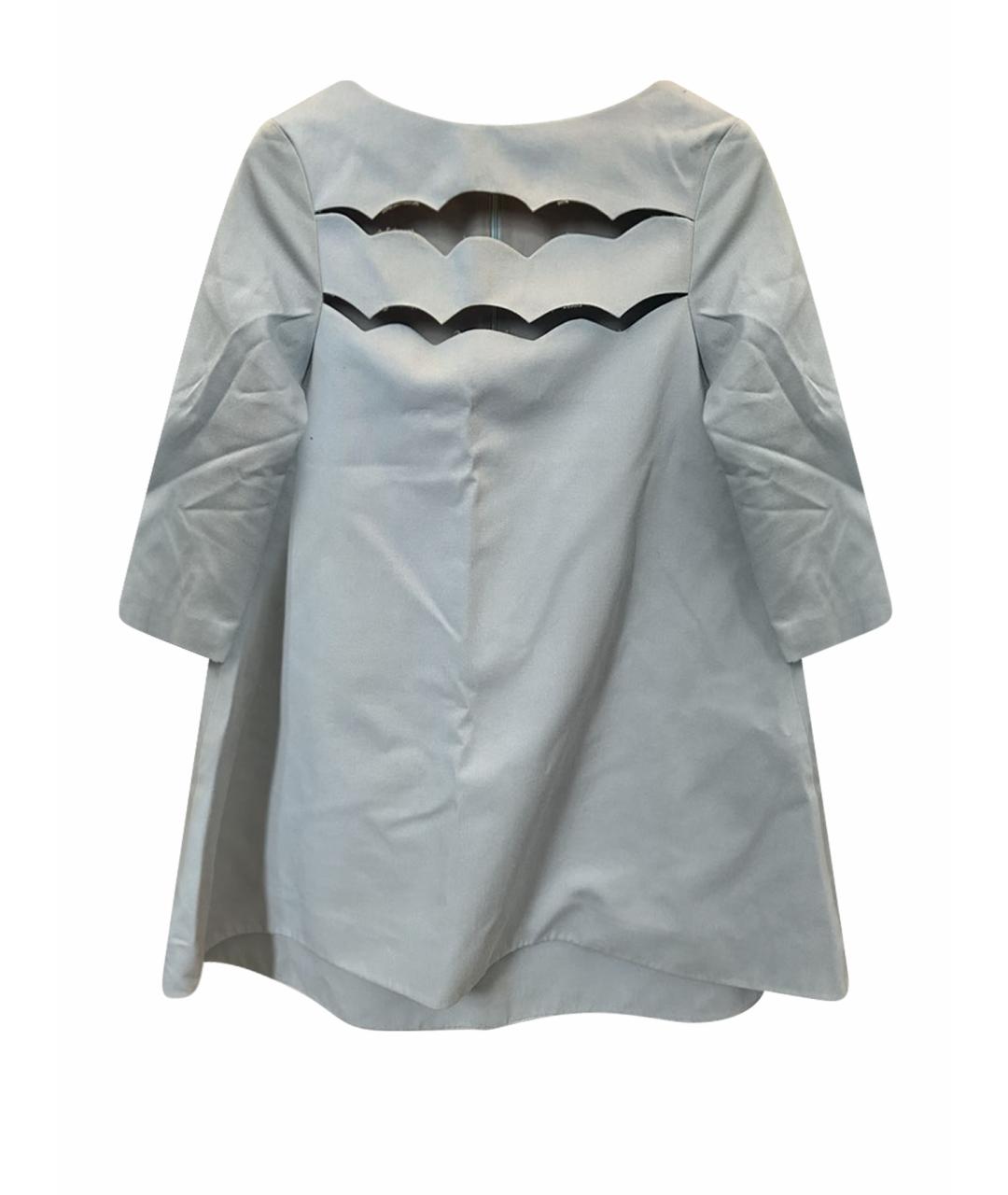 KALMANOVICH Голубое полиэстеровое коктейльное платье, фото 1