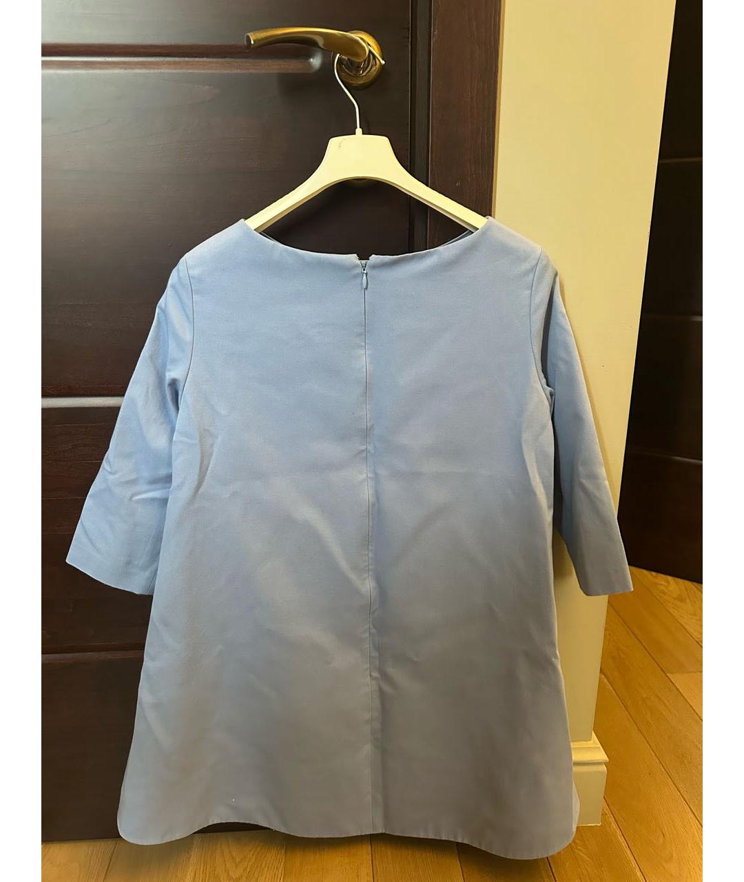 KALMANOVICH Голубое полиэстеровое коктейльное платье, фото 2