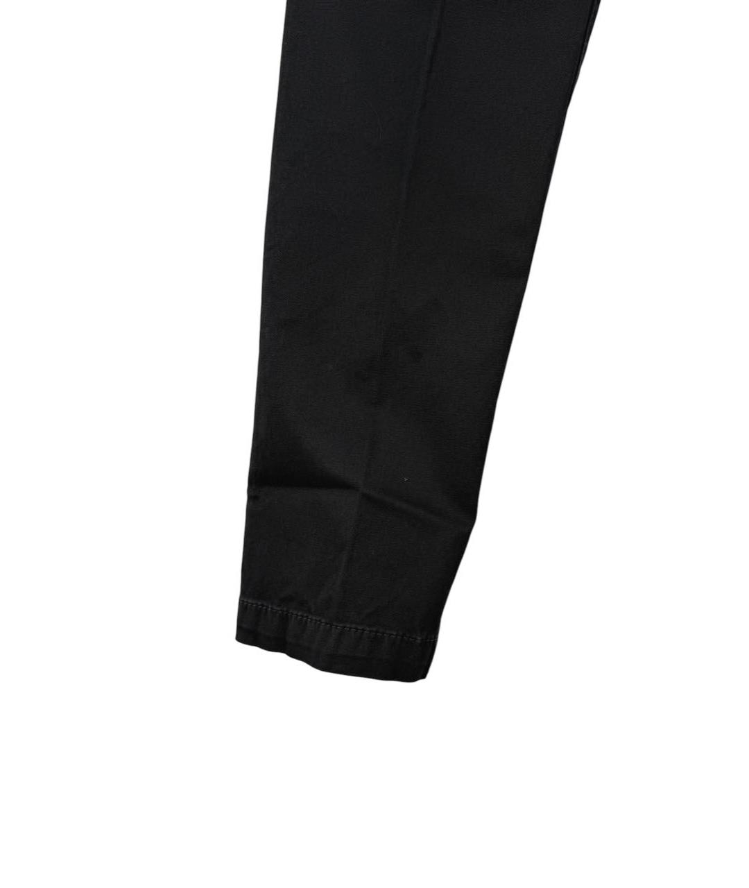 STONE ISLAND Черные хлопковые брюки и шорты, фото 5