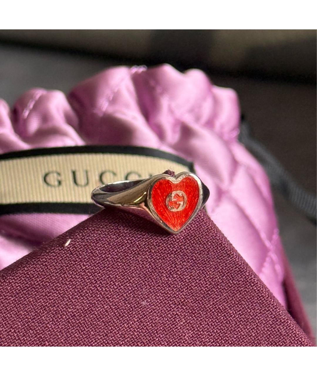 GUCCI Серебряное кольцо, фото 7