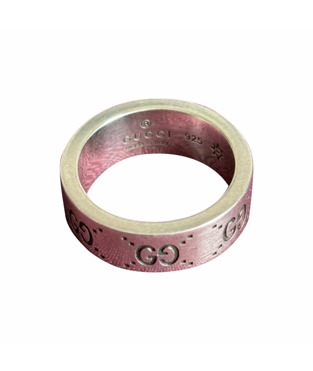 GUCCI Серебряное серебряное кольцо, фото 1