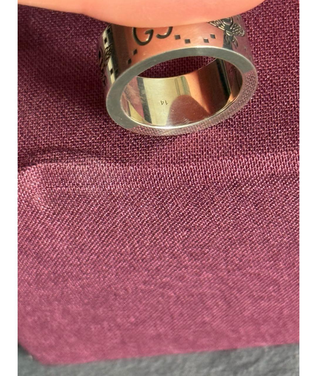 GUCCI Серебряное серебряное кольцо, фото 3