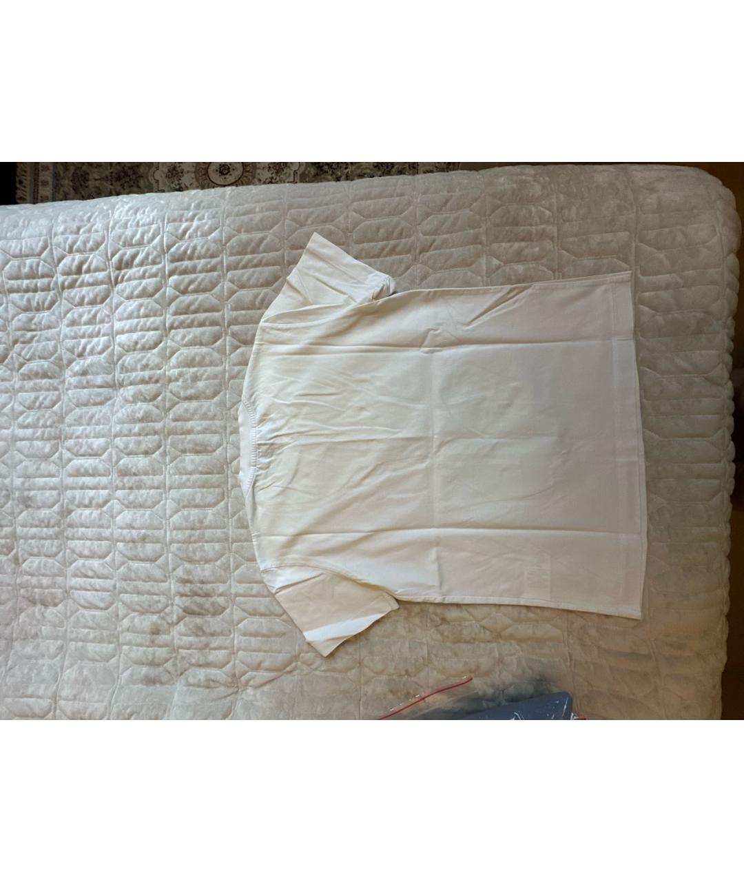 MSGM Белая хлопковая футболка, фото 2