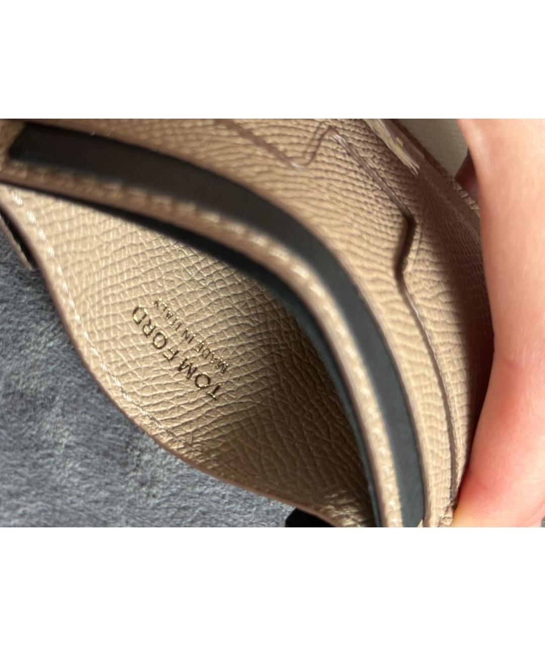 TOM FORD Бежевый кардхолдер, фото 6