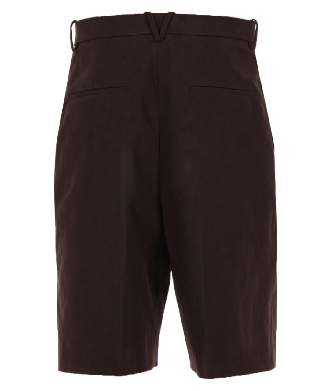 BOTTEGA VENETA Коричневые шорты, фото 2