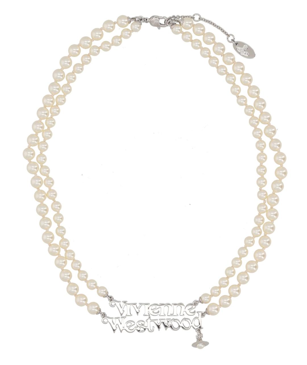 VIVIENNE WESTWOOD Серебряное металлическое колье, фото 1