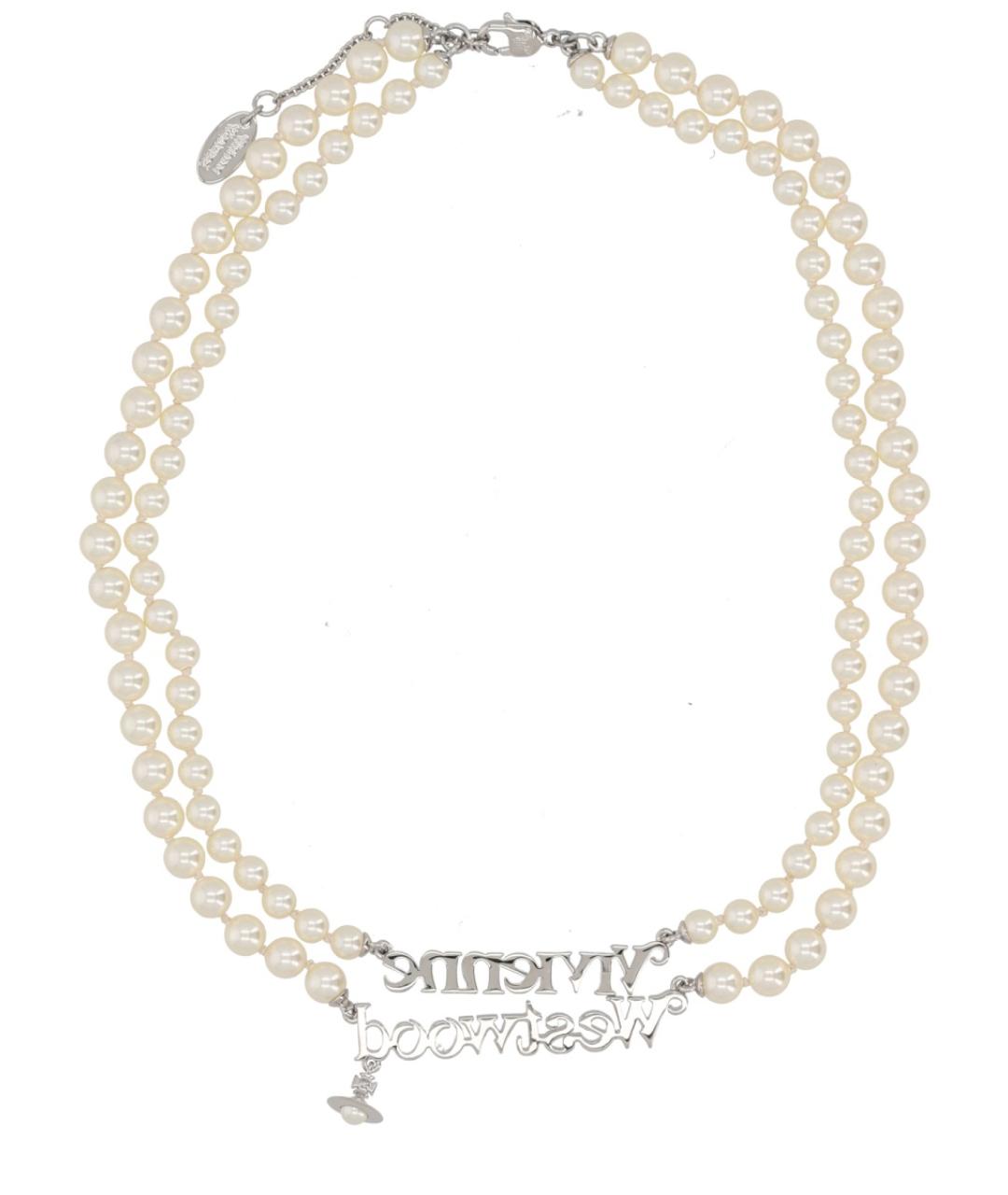 VIVIENNE WESTWOOD Серебряное металлическое колье, фото 2