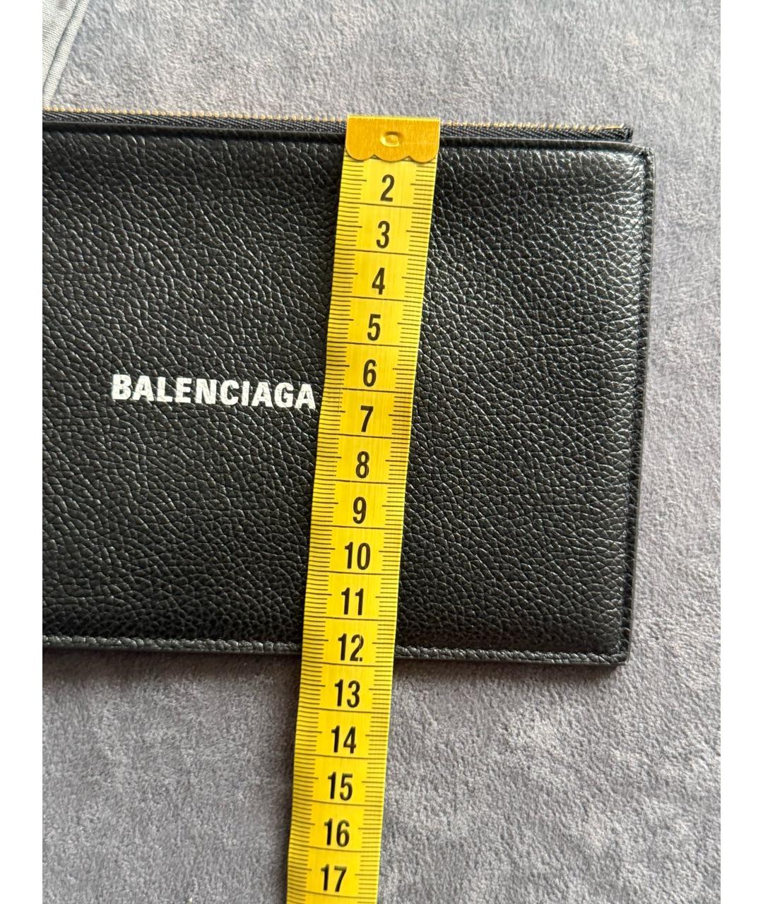 BALENCIAGA Черная кожаная сумка через плечо, фото 3