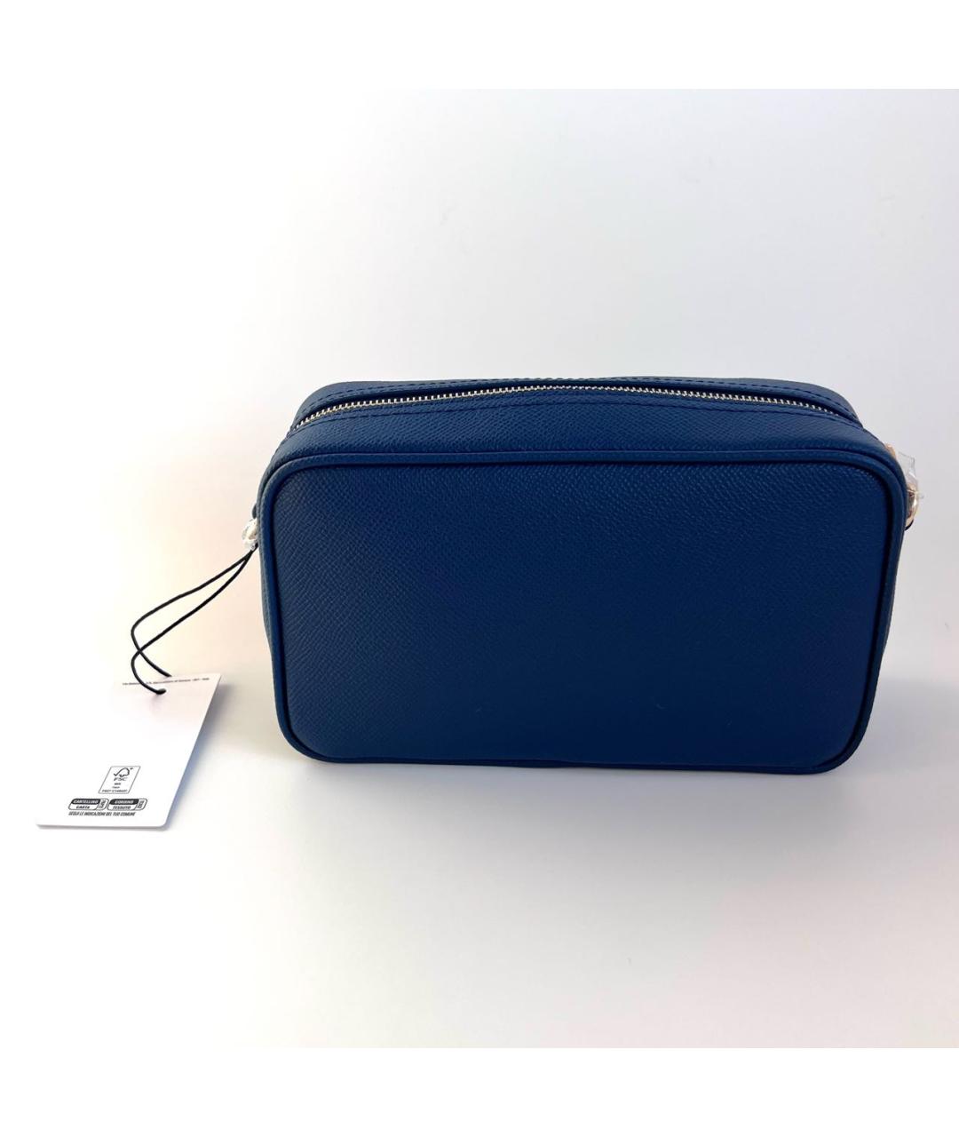 FURLA Синяя кожаная сумка через плечо, фото 3