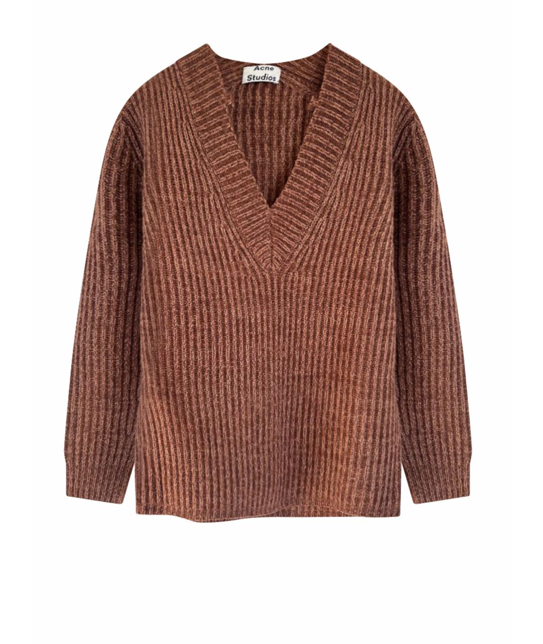 ACNE STUDIOS Горчичный шерстяной джемпер / свитер, фото 1