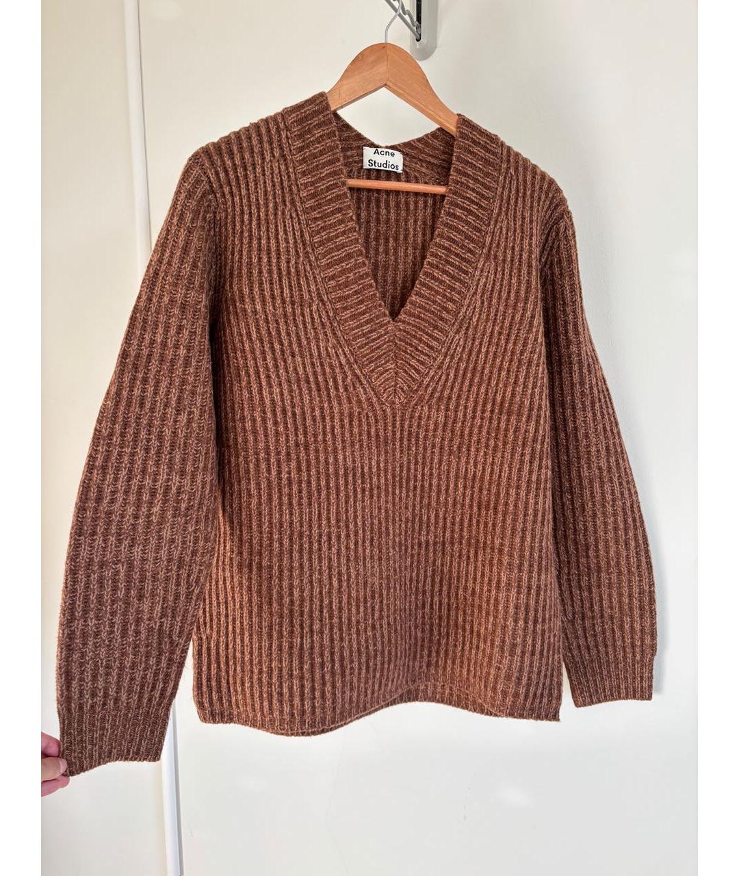 ACNE STUDIOS Горчичный шерстяной джемпер / свитер, фото 9