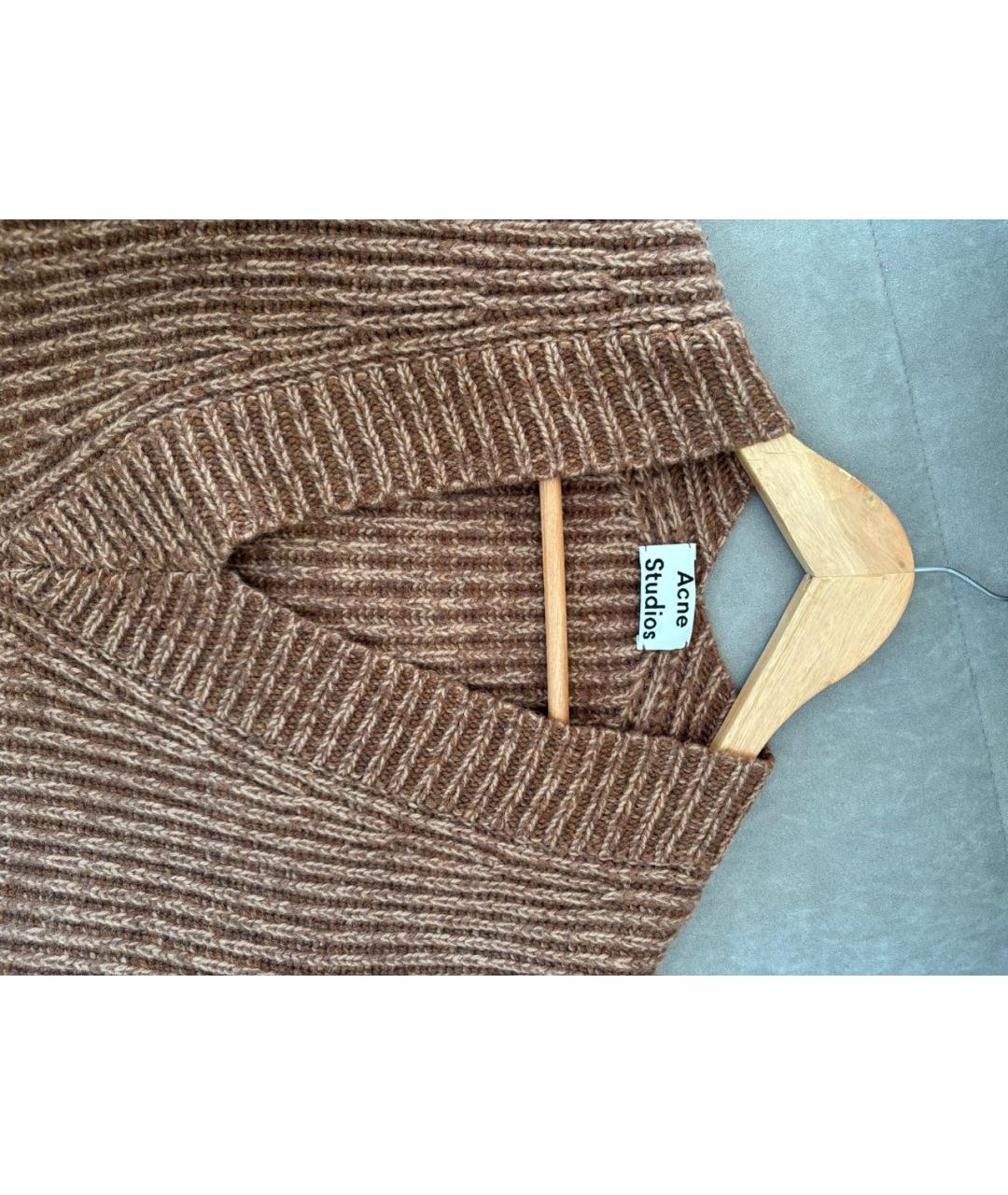 ACNE STUDIOS Горчичный шерстяной джемпер / свитер, фото 8