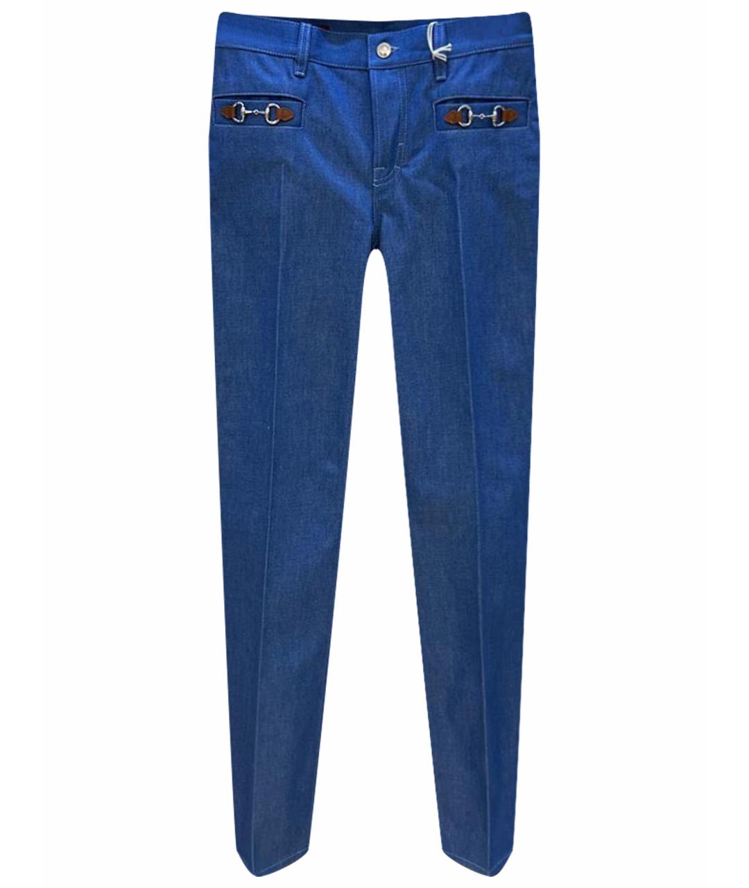 GUCCI Синие джинсы слим, фото 1