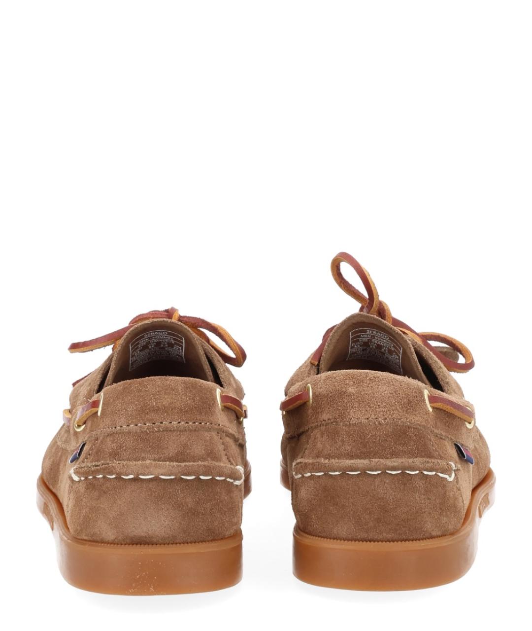 SEBAGO Коричневые замшевые лоферы, фото 4