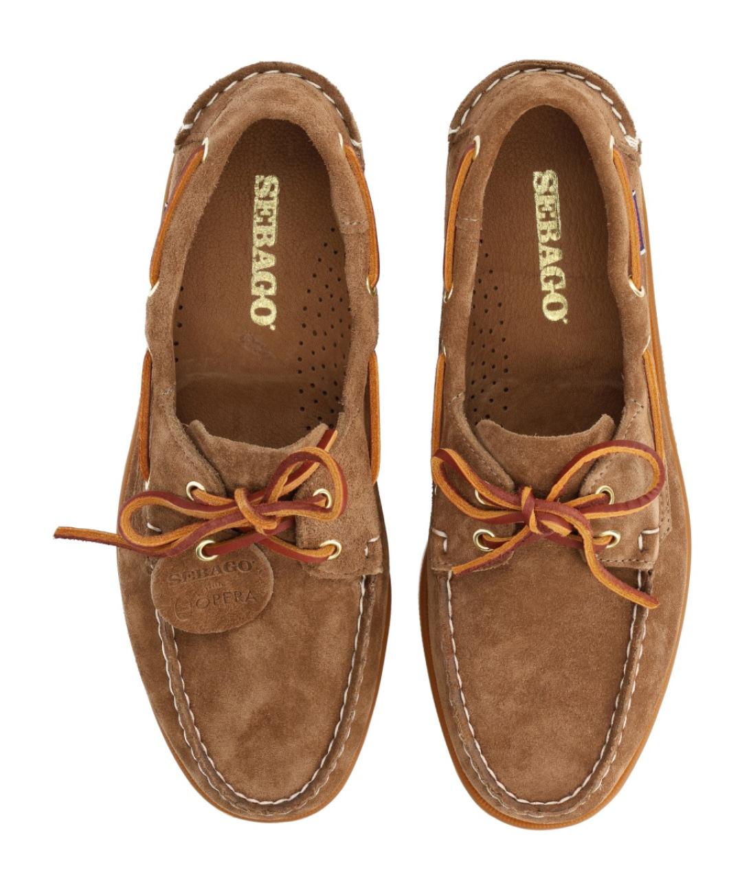 SEBAGO Коричневые замшевые лоферы, фото 5