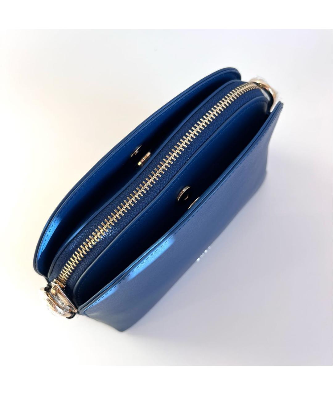 FURLA Синяя кожаная сумка через плечо, фото 5