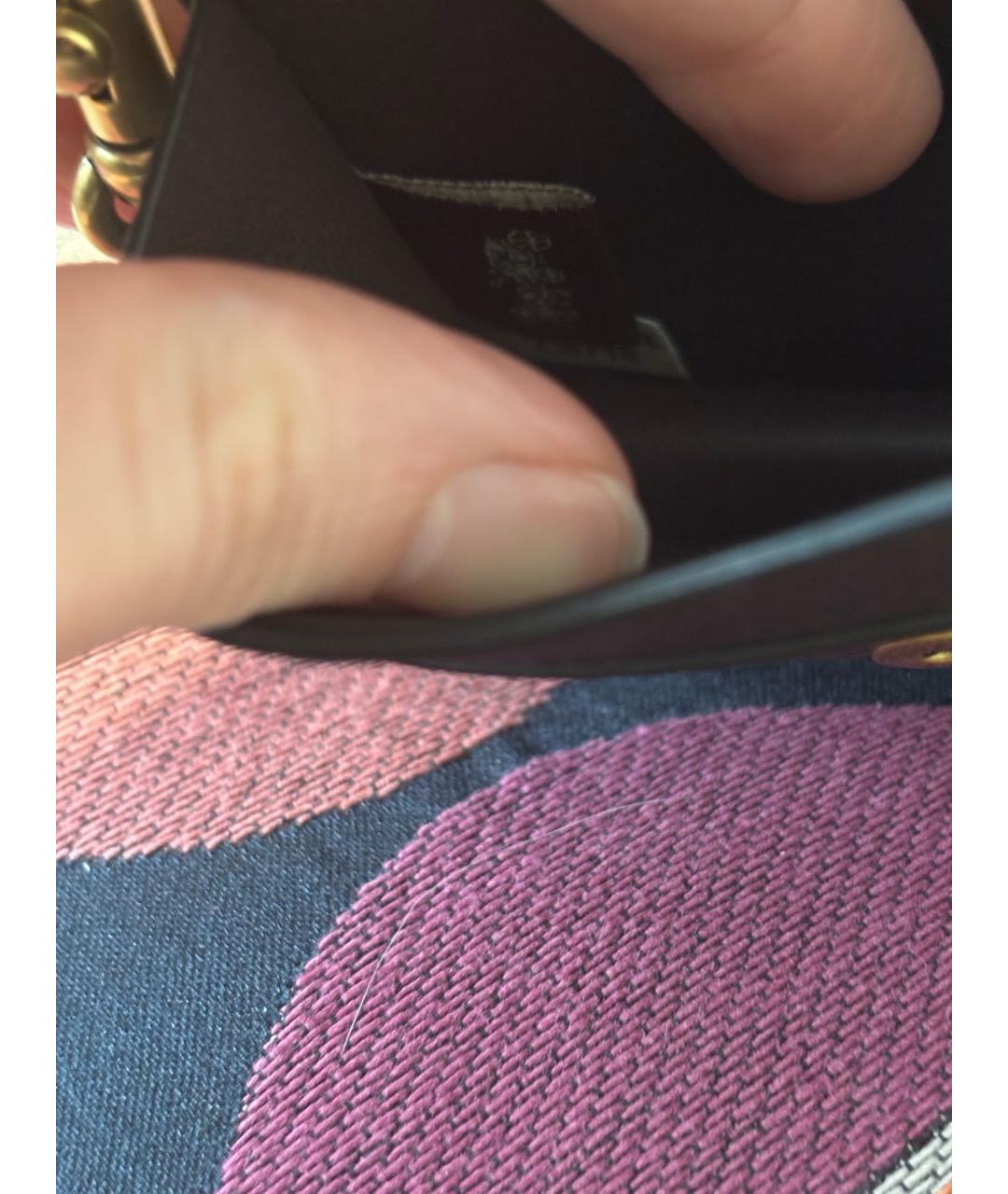 COACH Черная кожаная сумка через плечо, фото 5