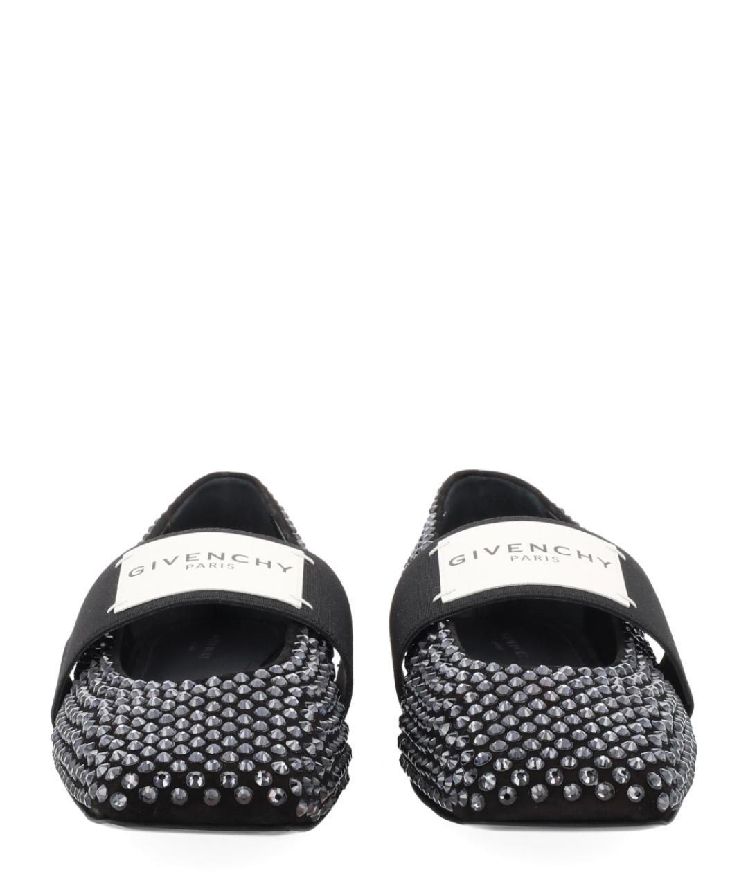 GIVENCHY Черные кожаные балетки, фото 3