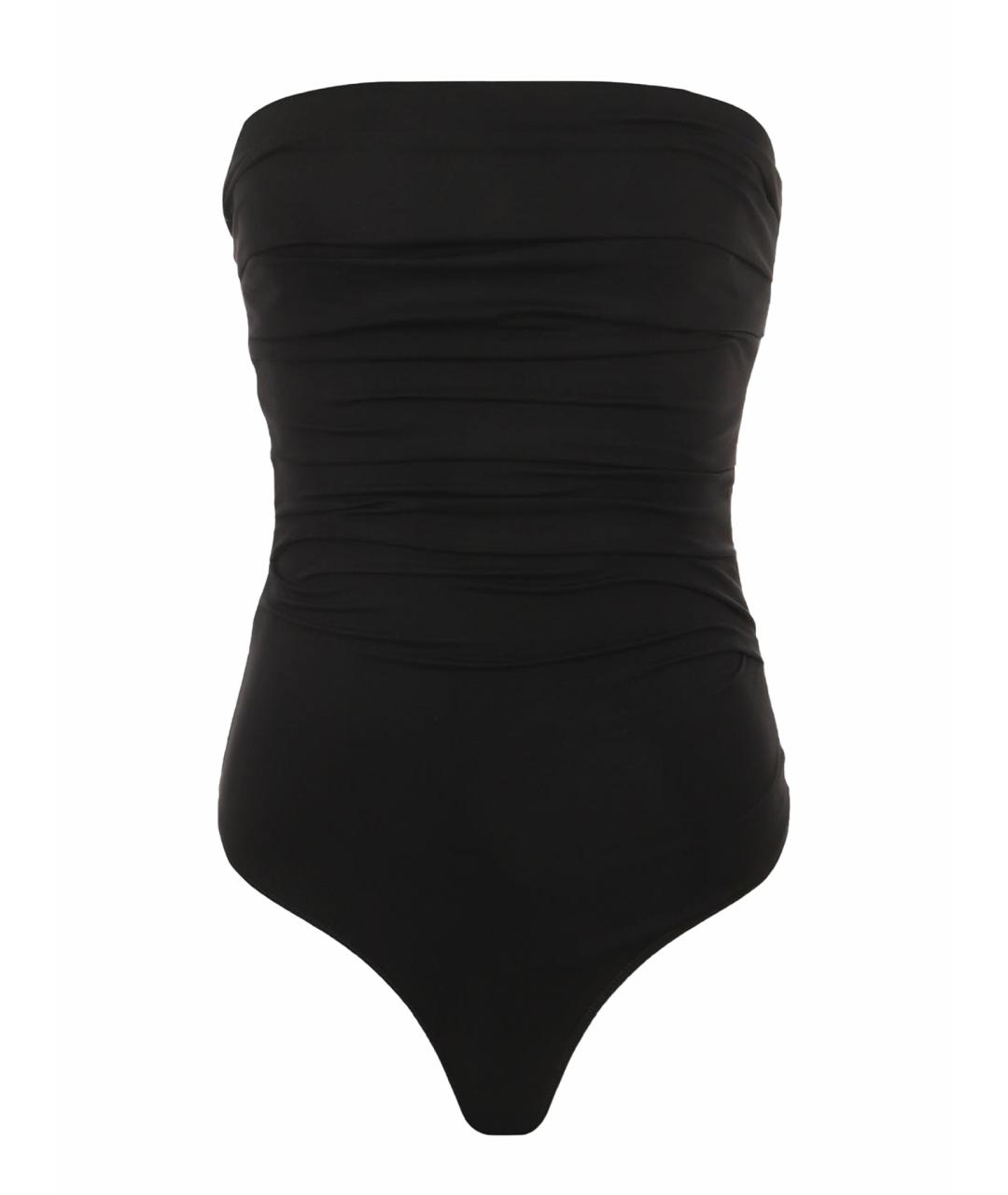 AGOLDE Черное полиамидовое боди, фото 1