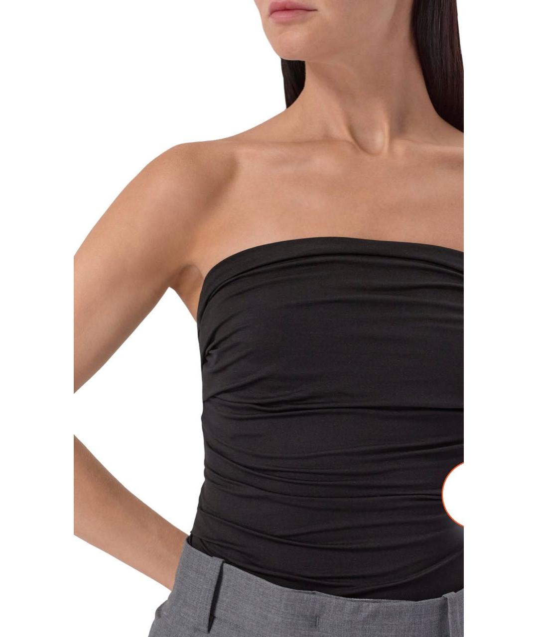 AGOLDE Черное полиамидовое боди, фото 4