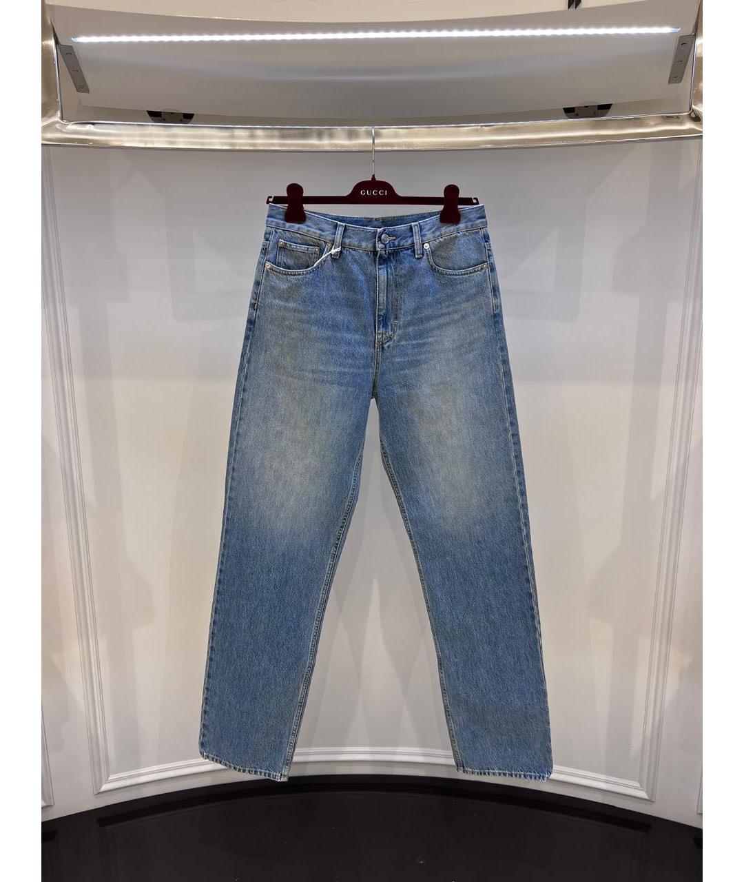 GUCCI Синие прямые джинсы, фото 3
