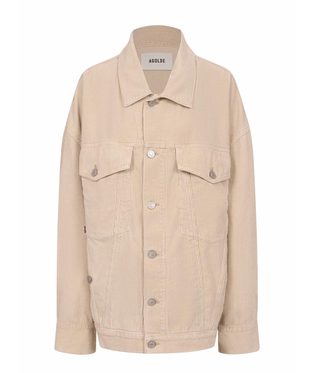 HAIKURE Бежевая хлопковая куртка, фото 1