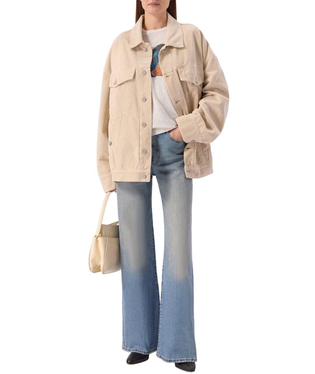 HAIKURE Бежевая хлопковая куртка, фото 3