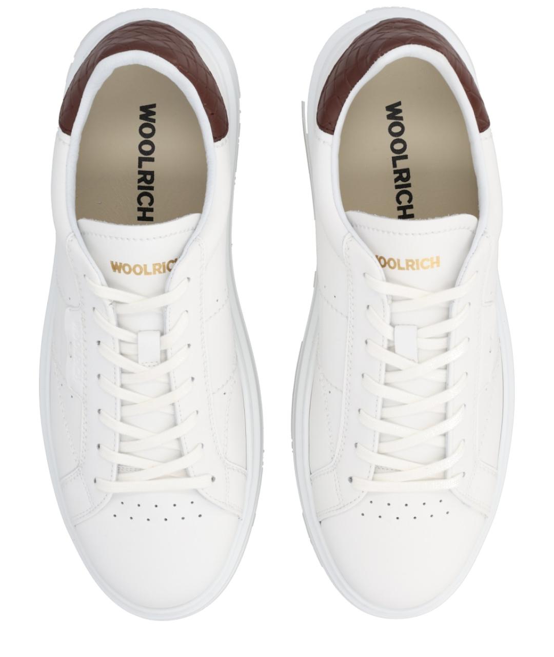 WOOLRICH Белые низкие кроссовки / кеды, фото 5