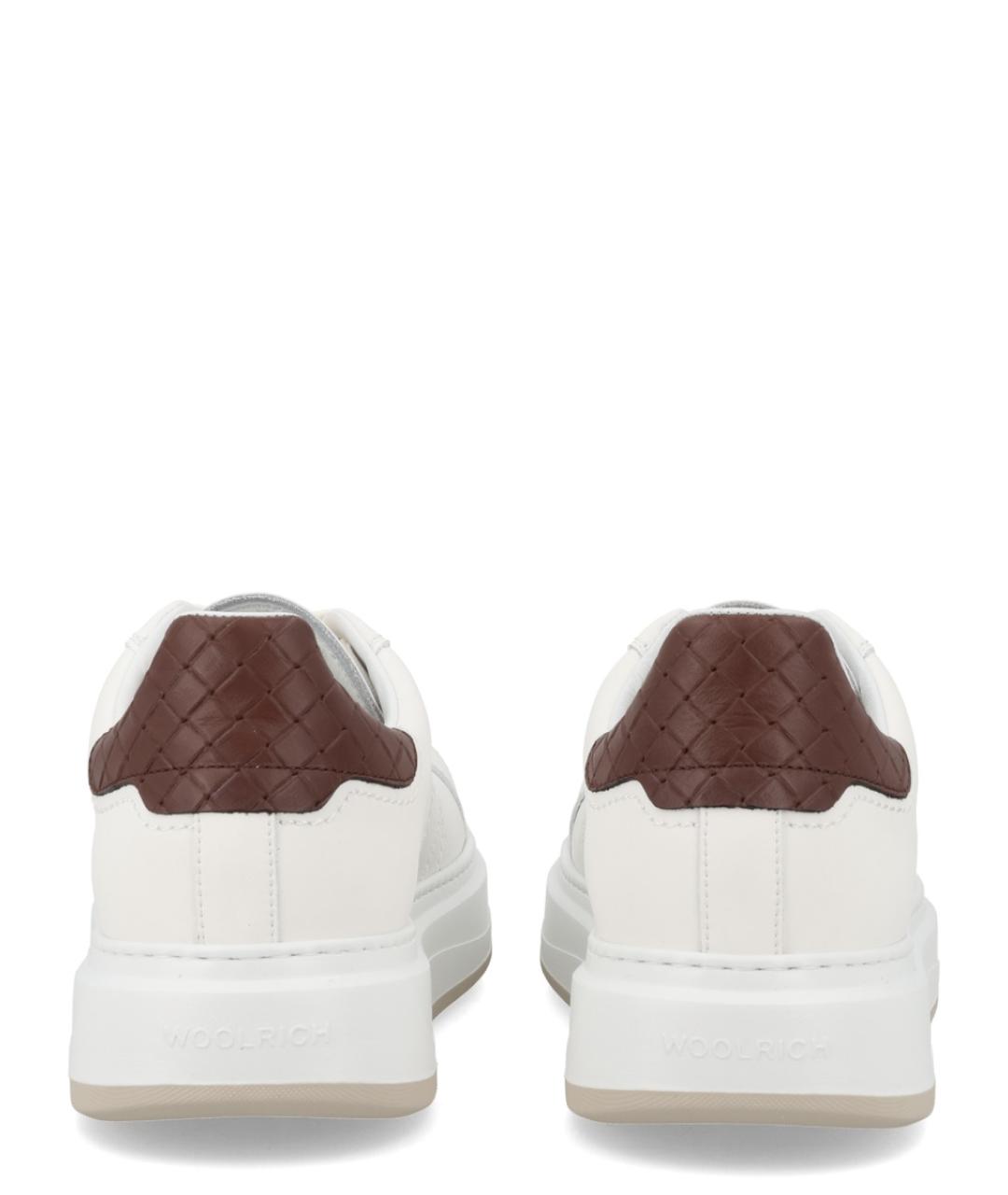 WOOLRICH Белые низкие кроссовки / кеды, фото 4