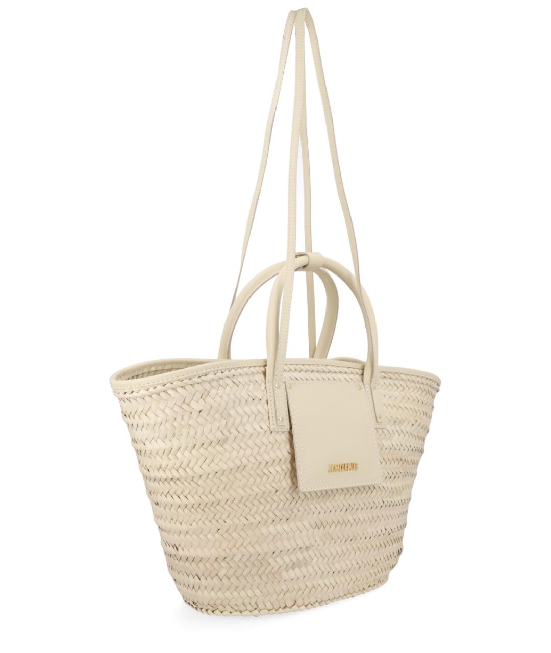 JACQUEMUS Пелетеная сумка тоут, фото 3