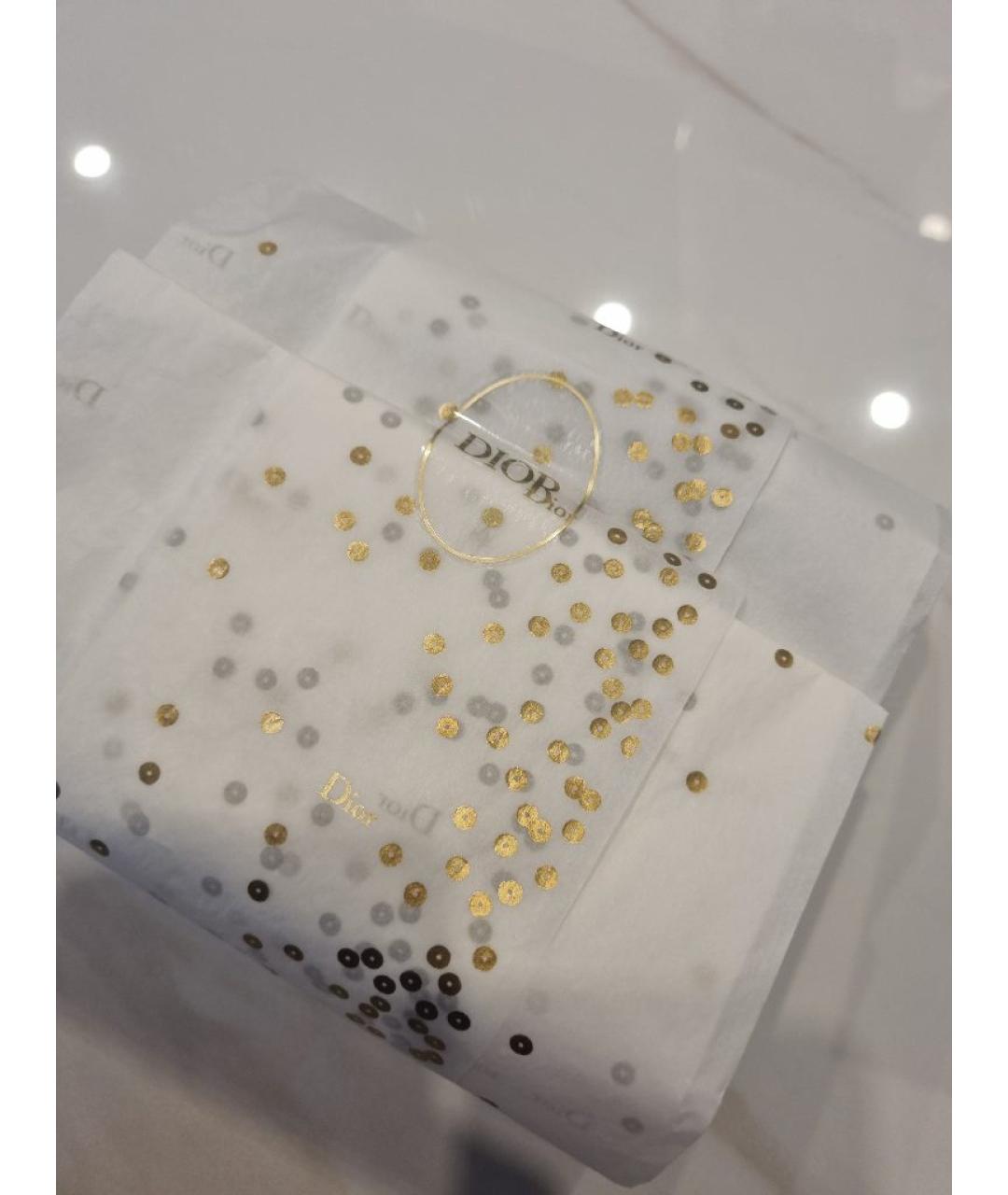 CHRISTIAN DIOR Хаки шелковый платок, фото 5