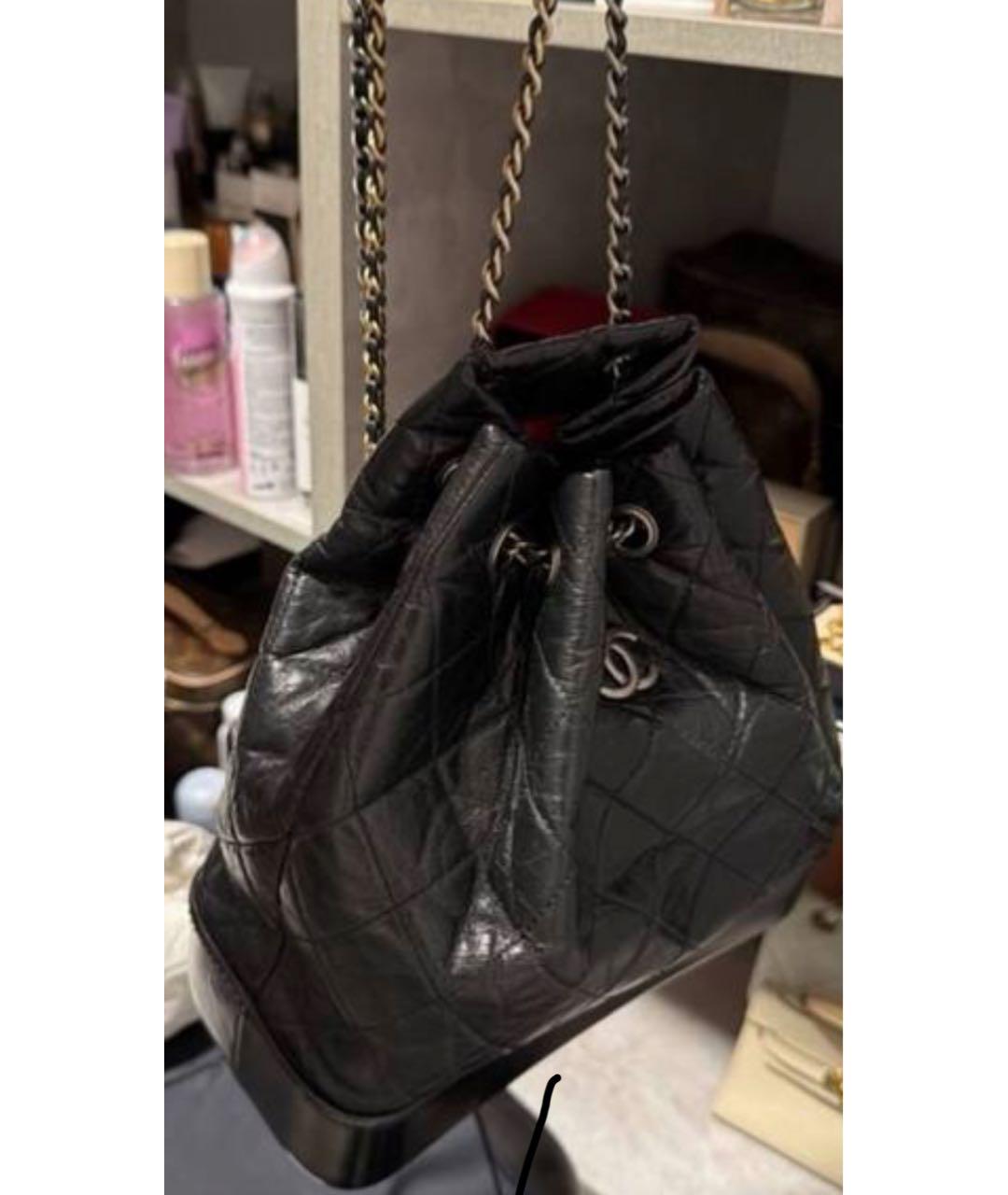 CHANEL Черный кожаный рюкзак, фото 2
