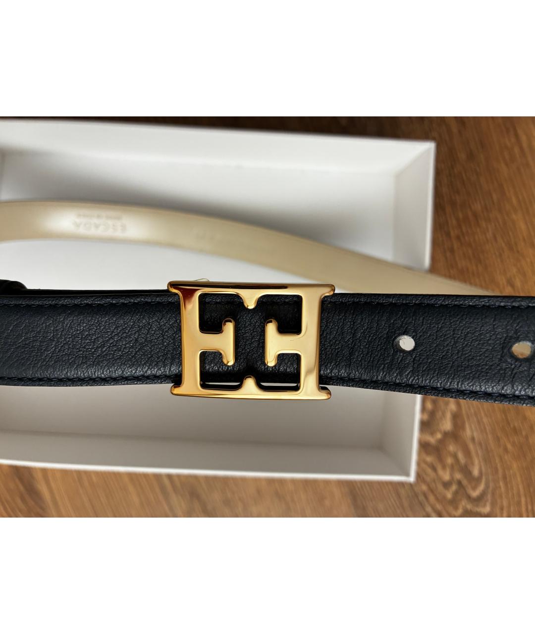 ESCADA Синий кожаный ремень, фото 5