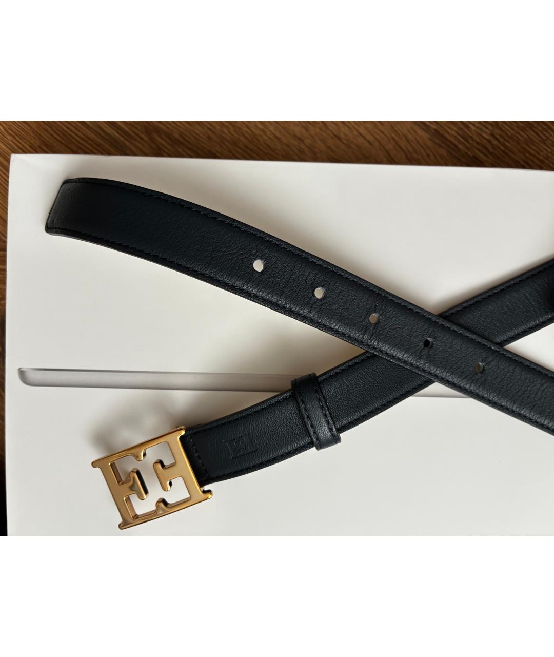 ESCADA Синий кожаный ремень, фото 4