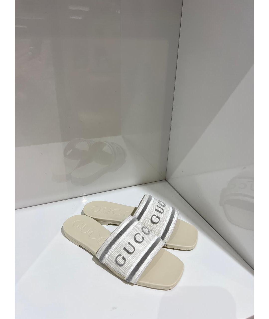 GUCCI Бежевые шлепанцы, фото 2