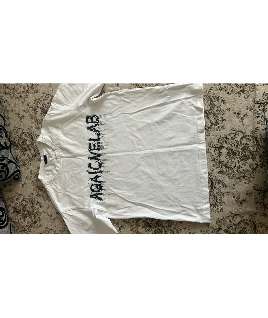 BALENCIAGA Белая футболка, фото 6