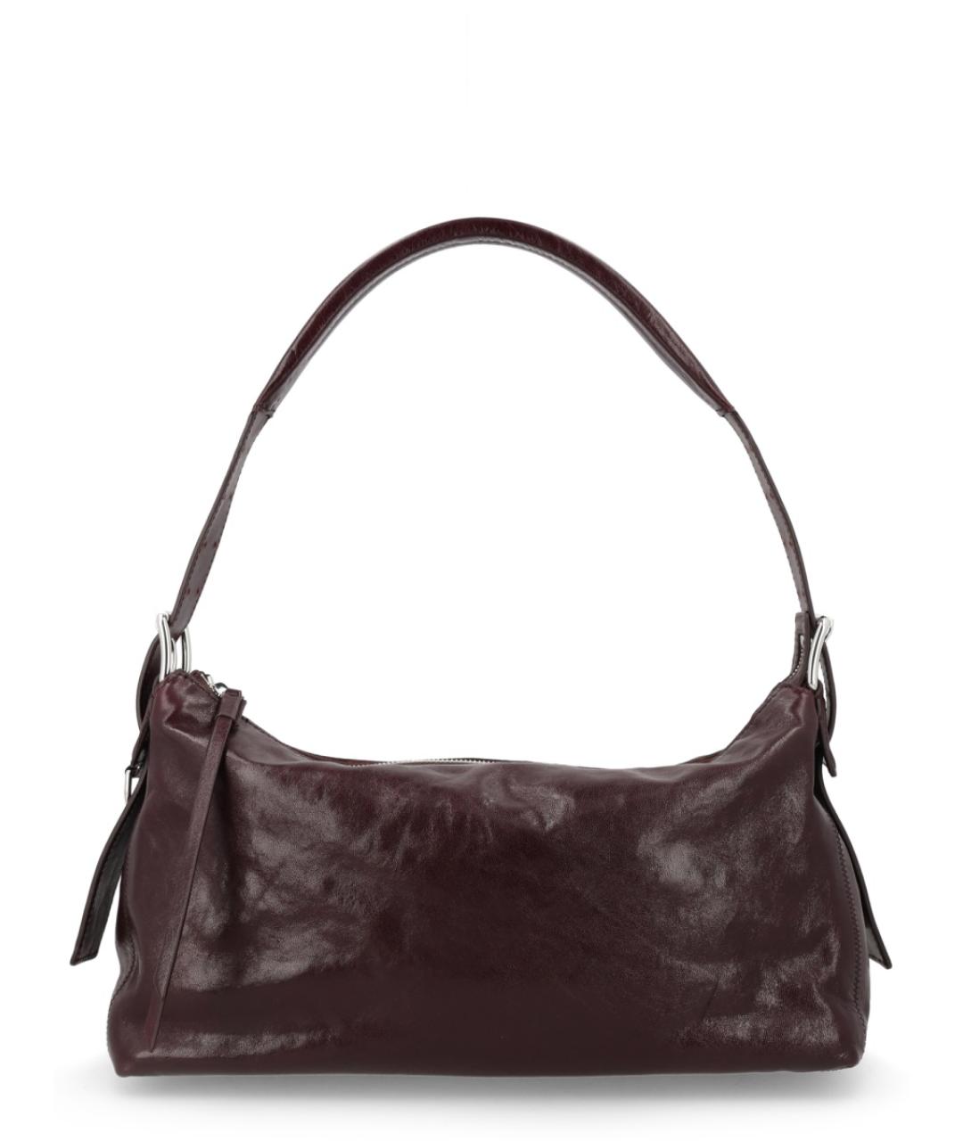 LEMAIRE Бордовая кожаная сумка через плечо, фото 1