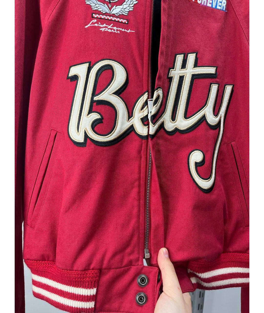 SAINT LAURENT Красная хлопковая куртка, фото 3