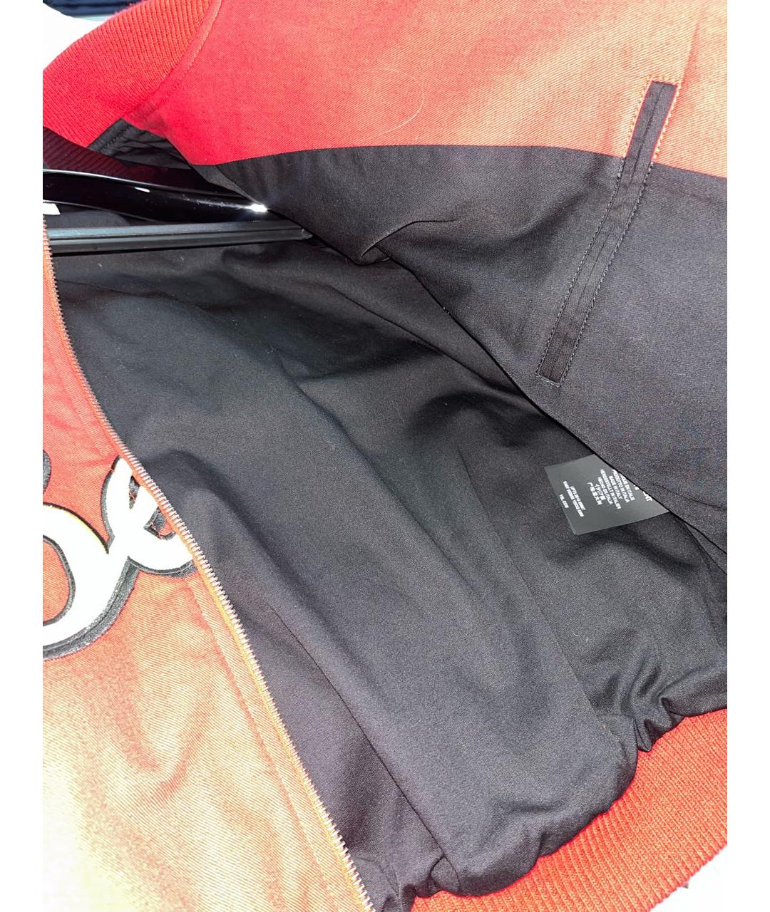 SAINT LAURENT Красная хлопковая куртка, фото 7