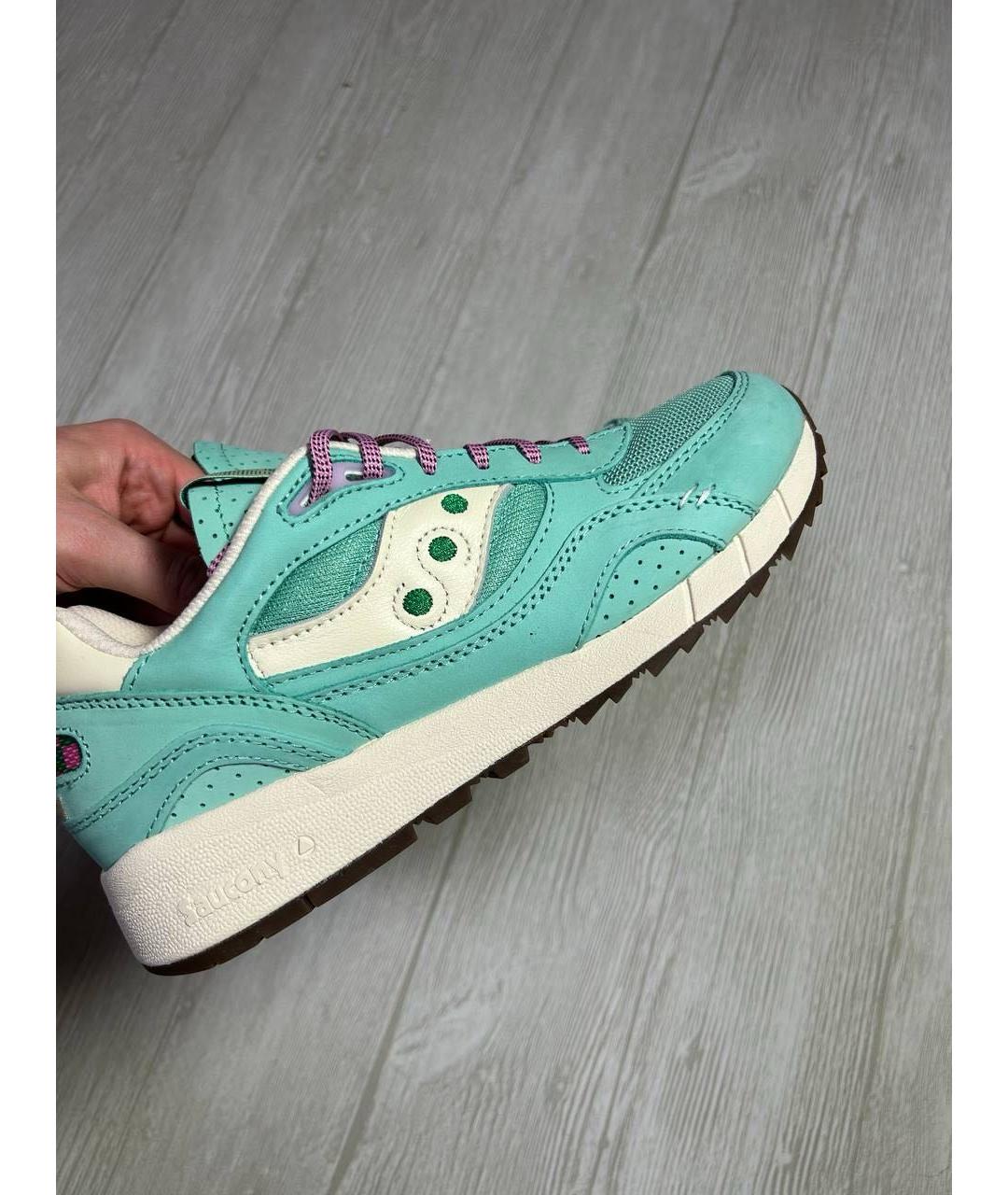 SAUCONY Бирюзовые низкие кроссовки / кеды, фото 3