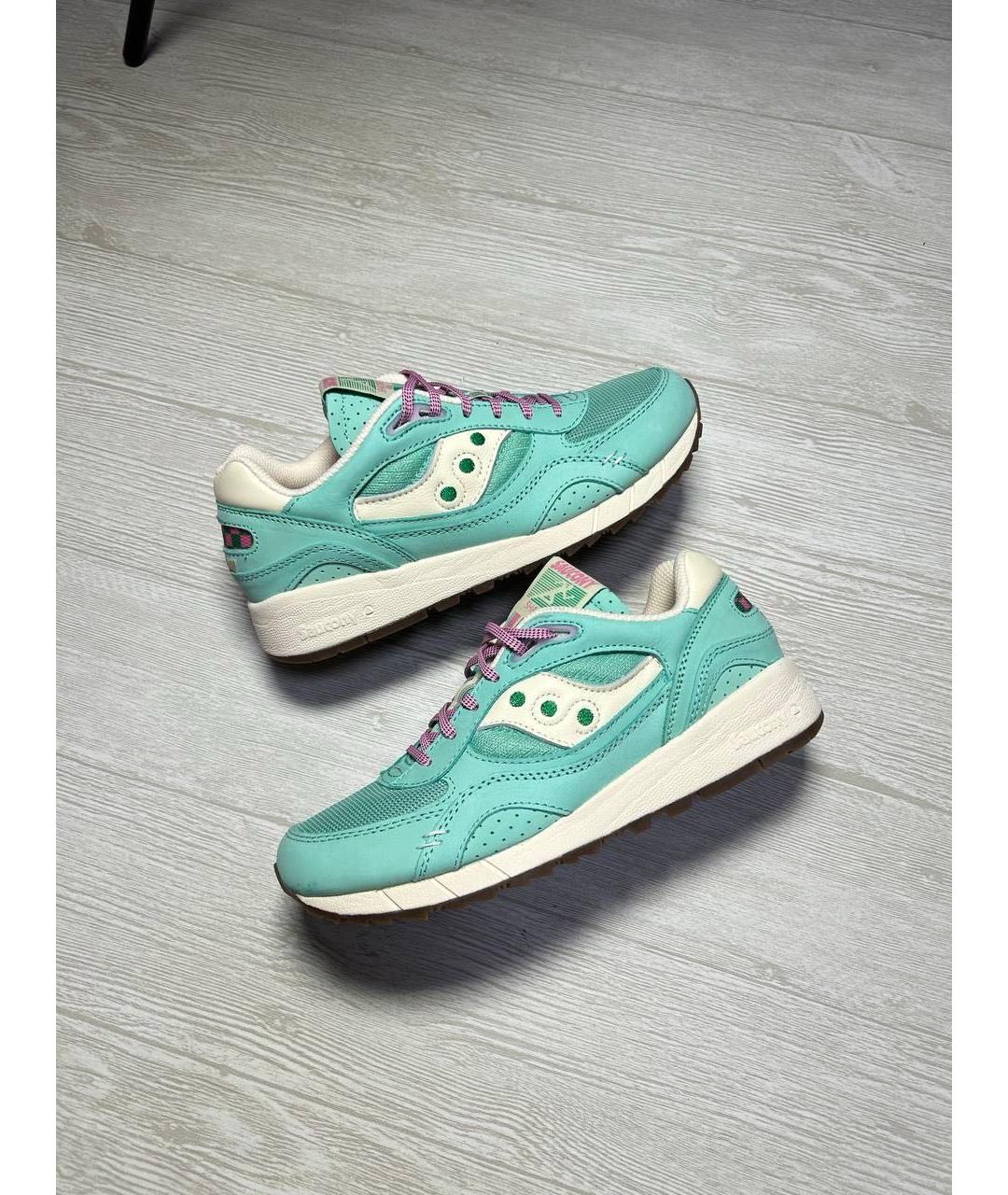 SAUCONY Бирюзовые низкие кроссовки / кеды, фото 1