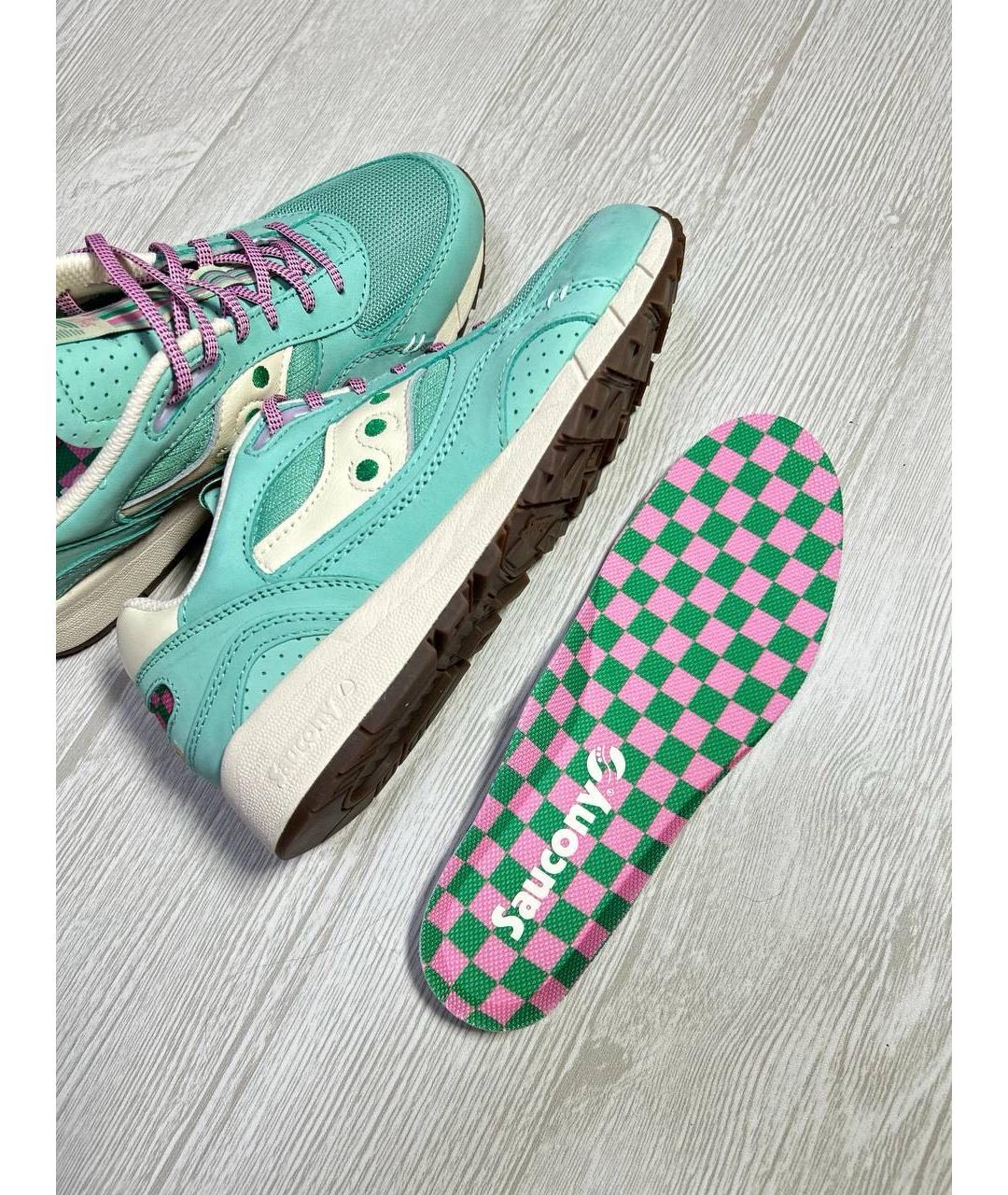 SAUCONY Бирюзовые низкие кроссовки / кеды, фото 7