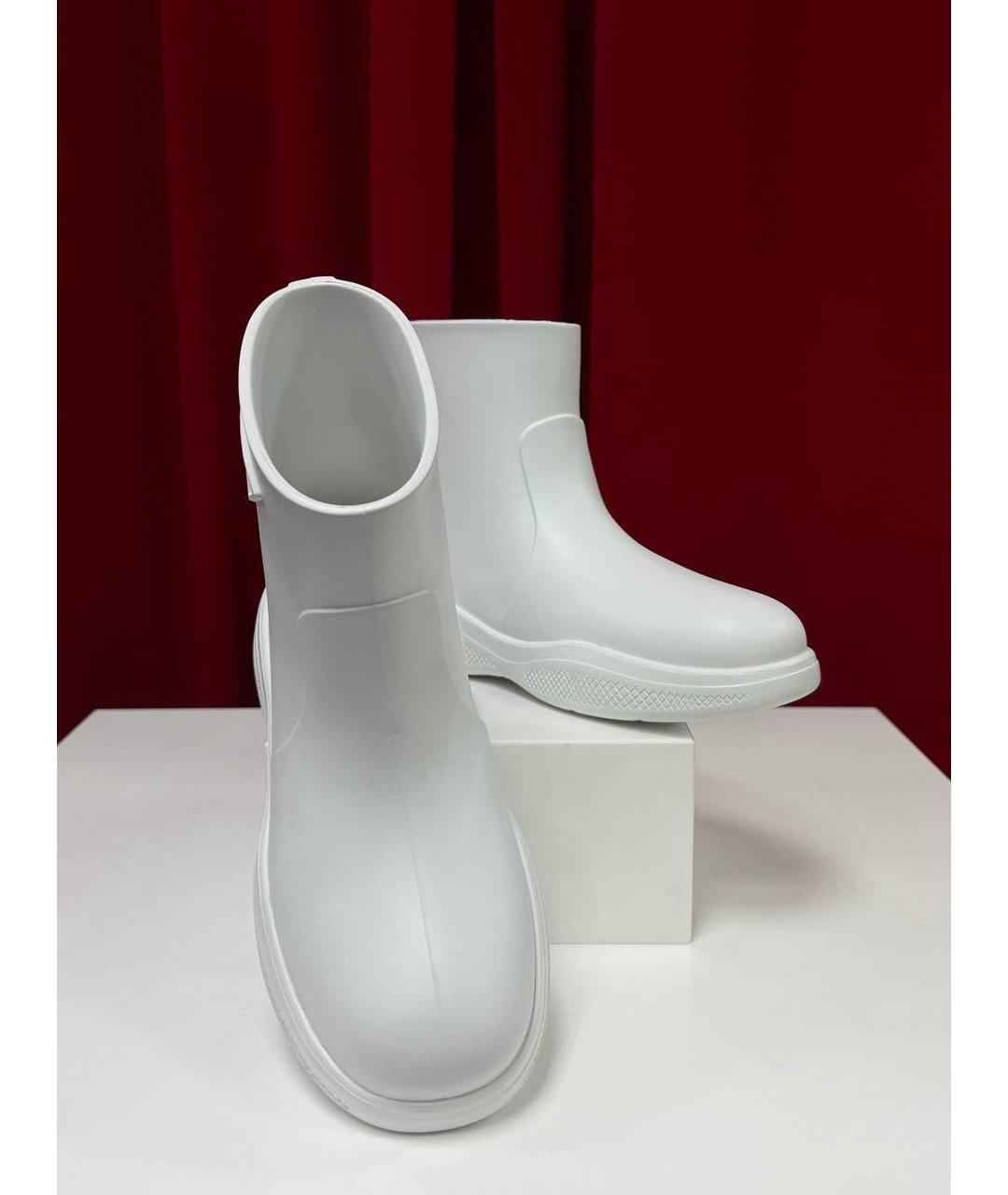 PRADA Белые резиновые сапоги, фото 5