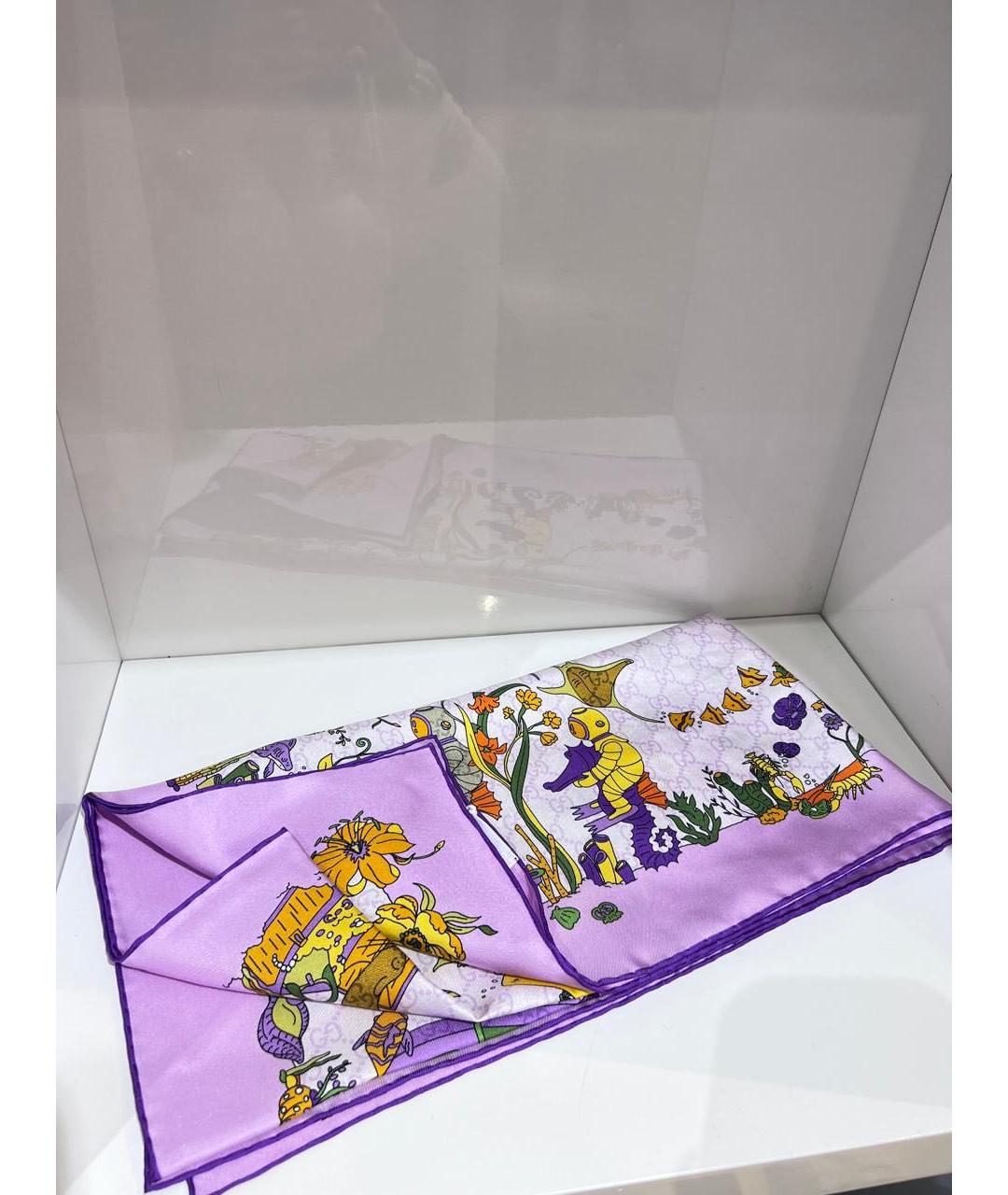 GUCCI Мульти шелковый платок, фото 3