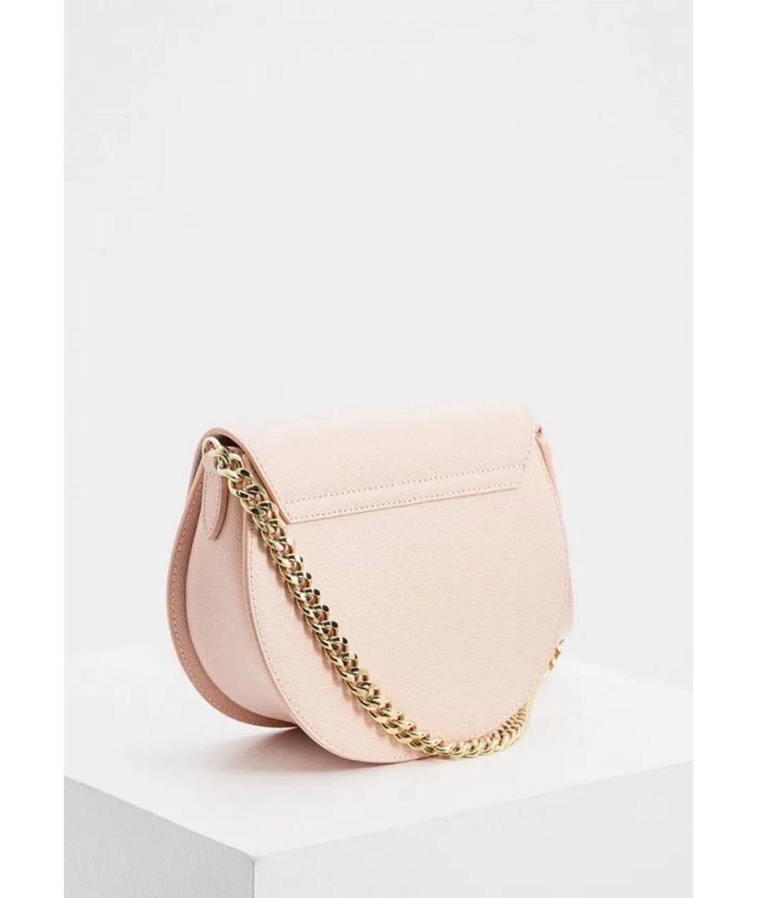 FURLA Розовая кожаная сумка через плечо, фото 2