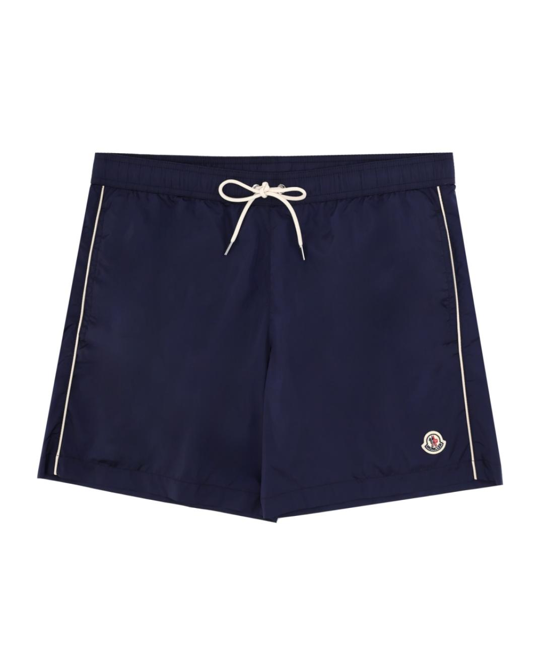 MONCLER Синие полиамидовые плавки, фото 1